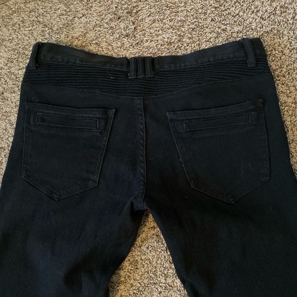 Dstakt Black Denim Jeans Men’s Size 32x32 Skinny Leg Hip Hop - Picture 10 of 13